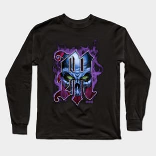 Flaming Skull M Long Sleeve T-Shirt